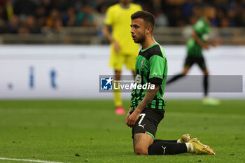 2023-05-13 - Matheus Henrique of US Sassuolo reacts during Serie A 2022/23 football match between FC Internazionale and US Sassuolo at Giuseppe Meazza Stadium, Milan, Italy on May 13, 2023 - INTER - FC INTERNAZIONALE VS US SASSUOLO - ITALIAN SERIE A - SOCCER