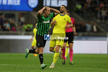 2023-05-13 - Davide Frattesi of US Sassuolo reacts during Serie A 2022/23 football match between FC Internazionale and US Sassuolo at Giuseppe Meazza Stadium, Milan, Italy on May 13, 2023 - INTER - FC INTERNAZIONALE VS US SASSUOLO - ITALIAN SERIE A - SOCCER