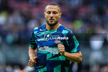 2023-05-13 - Danilo D'Ambrosio of FC Internazionale looks on during Serie A 2022/23 football match between FC Internazionale and US Sassuolo at Giuseppe Meazza Stadium, Milan, Italy on May 13, 2023 - INTER - FC INTERNAZIONALE VS US SASSUOLO - ITALIAN SERIE A - SOCCER
