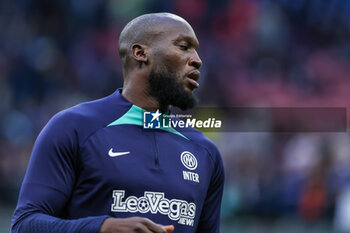 2023-05-13 - Romelu Lukaku of FC Internazionale looks on during Serie A 2022/23 football match between FC Internazionale and US Sassuolo at Giuseppe Meazza Stadium, Milan, Italy on May 13, 2023 - INTER - FC INTERNAZIONALE VS US SASSUOLO - ITALIAN SERIE A - SOCCER