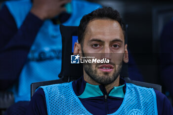 2023-05-13 - Hakan Calhanoglu of FC Internazionale looks on during Serie A 2022/23 football match between FC Internazionale and US Sassuolo at Giuseppe Meazza Stadium, Milan, Italy on May 13, 2023 - INTER - FC INTERNAZIONALE VS US SASSUOLO - ITALIAN SERIE A - SOCCER