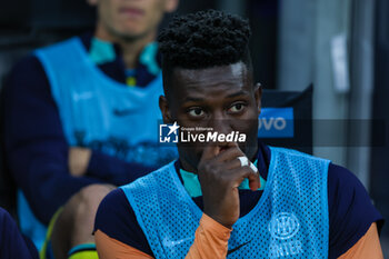 2023-05-13 - Andre Onana of FC Internazionale looks on during Serie A 2022/23 football match between FC Internazionale and US Sassuolo at Giuseppe Meazza Stadium, Milan, Italy on May 13, 2023 - INTER - FC INTERNAZIONALE VS US SASSUOLO - ITALIAN SERIE A - SOCCER