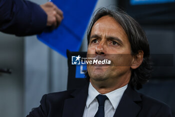 2023-05-13 - Simone Inzaghi Head Coach of FC Internazionale looks on during Serie A 2022/23 football match between FC Internazionale and US Sassuolo at Giuseppe Meazza Stadium, Milan, Italy on May 13, 2023 - INTER - FC INTERNAZIONALE VS US SASSUOLO - ITALIAN SERIE A - SOCCER