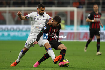 2023-05-20 - Brahim Diaz of AC Milan competes for the ball with Tomas Rincon of UC Sampdoria during Serie A 2022/23 football match between AC Milan and UC Sampdoria at San Siro Stadium, Milan, Italy on May 20, 2023 - AC MILAN VS UC SAMPDORIA - ITALIAN SERIE A - SOCCER