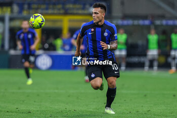 2023-05-27 - Lautaro Martinez of FC Internazionale in action during Serie A 2022/23 football match between FC Internazionale and Atalanta BC at Giuseppe Meazza Stadium, Milan, Italy on May 27, 2023 - INTER - FC INTERNAZIONALE VS ATALANTA BC - ITALIAN SERIE A - SOCCER
