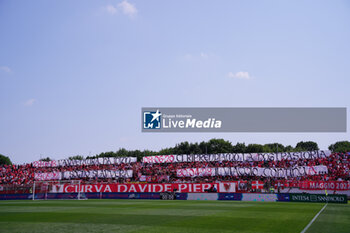2023-05-28 - Choreography of AC Monza supporters of Curva Davide Pieri - AC MONZA VS US LECCE - ITALIAN SERIE A - SOCCER