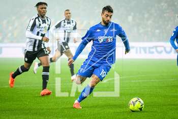 2023-01-04 - Empoli's Francesco Caputo in action - UDINESE CALCIO VS EMPOLI FC - ITALIAN SERIE A - SOCCER
