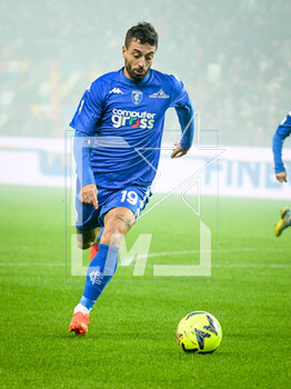 2023-01-04 - Empoli's Francesco Caputo portrait in action - UDINESE CALCIO VS EMPOLI FC - ITALIAN SERIE A - SOCCER