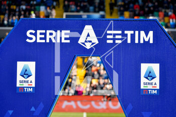 2023-02-12 - Serie A official banner - UDINESE CALCIO VS US SASSUOLO - ITALIAN SERIE A - SOCCER