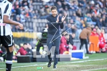 2023-02-12 - Sassuolo's Head Coach Alessio Dionisi gestures - UDINESE CALCIO VS US SASSUOLO - ITALIAN SERIE A - SOCCER