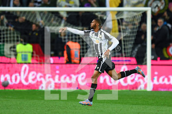 2023-02-26 - Udinese's Beto Betuncal Gomes Norberto celebrates after scoring a goal 1-1 - UDINESE CALCIO VS SPEZIA CALCIO - ITALIAN SERIE A - SOCCER