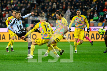 2023-02-26 - Udinese's Roberto Maximiliano Pereyra scores a goal 2-1 - UDINESE CALCIO VS SPEZIA CALCIO - ITALIAN SERIE A - SOCCER