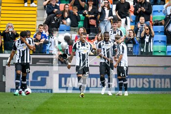 2023-04-23 - Udinese's Isaac Success celebrates after scoring a goal - UDINESE CALCIO VS US CREMONESE - ITALIAN SERIE A - SOCCER