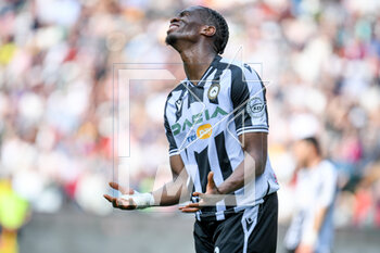 2023-04-23 - Disappointment of Udinese's Kingsley Ehizibue reacting - UDINESE CALCIO VS US CREMONESE - ITALIAN SERIE A - SOCCER