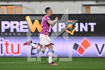 2023-02-19 - Angel Di Maria (Juventus) celebrate his goal - SPEZIA CALCIO VS JUVENTUS FC - ITALIAN SERIE A - SOCCER