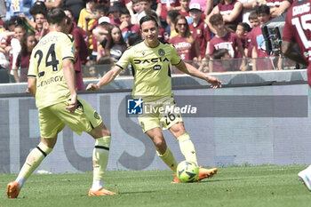 2023-05-27 - Florian Thauvin of Udinese Calcio in action during the Serie A match between US Salernitana 1919 vs Udinese Calcio at Arechi Stadium - US SALERNITANA VS UDINESE CALCIO - ITALIAN SERIE A - SOCCER