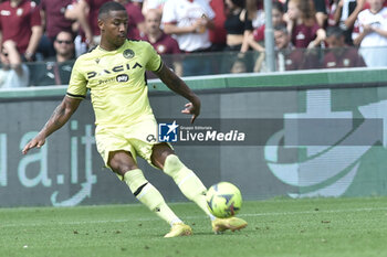 2023-05-27 - Marvin Zeegelar in action during the Serie A match between US Salernitana 1919 vs Udinese Calcio at Arechi Stadium - US SALERNITANA VS UDINESE CALCIO - ITALIAN SERIE A - SOCCER