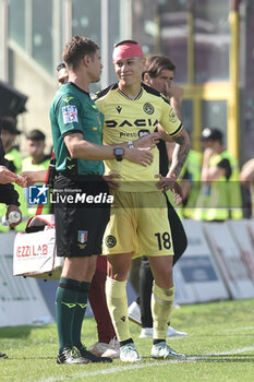 2023-05-27 - Nehuen Perez of Udinese Calcio injured during the Serie A match between US Salernitana 1919 vs Udinese Calcio at Arechi Stadium - US SALERNITANA VS UDINESE CALCIO - ITALIAN SERIE A - SOCCER