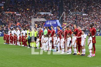 2023-04-29 - During the 32th day of the Serie A Championship between A.S. Roma vs A.C. Milan on April 29, 2023 at the Stadio Olimpico in Rome, Italy. - AS ROMA VS AC MILAN - ITALIAN SERIE A - SOCCER