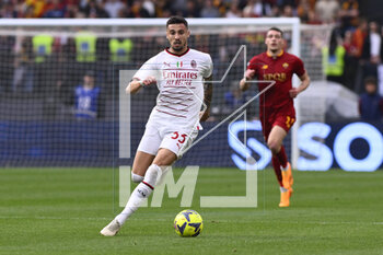 2023-04-29 - Rade Krunic of A.C. Milan during the 32th day of the Serie A Championship between A.S. Roma vs A.C. Milan on April 29, 2023 at the Stadio Olimpico in Rome, Italy. - AS ROMA VS AC MILAN - ITALIAN SERIE A - SOCCER