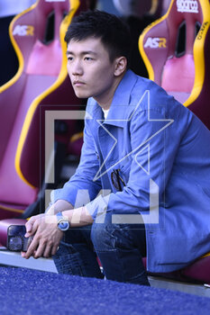 2023-05-06 - Steven Zhang president of F.C. Inter during the 34th day of the Serie A Championship between A.S. Roma vs F.C. Inter on May 6, 2023 at the Stadio Olimpico in Rome, Italy. - AS ROMA VS INTER - FC INTERNAZIONALE - ITALIAN SERIE A - SOCCER
