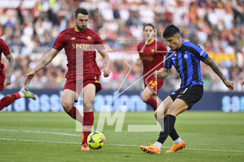 2023-05-06 - Joaquin Correa of F.C. Inter during the 34th day of the Serie A Championship between A.S. Roma vs F.C. Inter on May 6, 2023 at the Stadio Olimpico in Rome, Italy. - AS ROMA VS INTER - FC INTERNAZIONALE - ITALIAN SERIE A - SOCCER