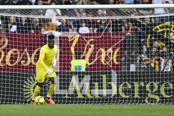 2023-05-06 - Andre' Onana of F.C. Inter during the 34th day of the Serie A Championship between A.S. Roma vs F.C. Inter on May 6, 2023 at the Stadio Olimpico in Rome, Italy. - AS ROMA VS INTER - FC INTERNAZIONALE - ITALIAN SERIE A - SOCCER