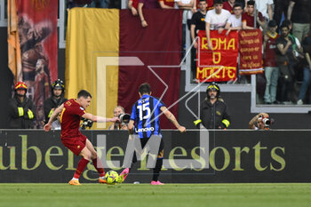 2023-05-06 - Andrea Belotti of A.S. Roma during the 34th day of the Serie A Championship between A.S. Roma vs F.C. Inter on May 6, 2023 at the Stadio Olimpico in Rome, Italy. - AS ROMA VS INTER - FC INTERNAZIONALE - ITALIAN SERIE A - SOCCER