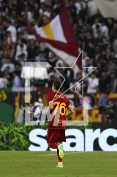 2023-05-06 - Niccolo Pisilli of A.S. Roma during the 34th day of the Serie A Championship between A.S. Roma vs F.C. Inter on May 6, 2023 at the Stadio Olimpico in Rome, Italy. - AS ROMA VS INTER - FC INTERNAZIONALE - ITALIAN SERIE A - SOCCER
