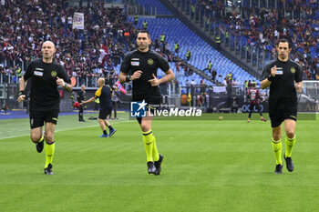 2023-05-22 - Referee Andrea Colombo during the 36th day of the Serie A Championship between A.S. Roma vs U.S. Salernitana 1919 on May 22, 2023 at the Stadio Olimpico in Rome, Italy. - AS ROMA VS US SALERNITANA - ITALIAN SERIE A - SOCCER