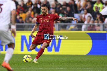 2023-05-22 - Lorenzo Pellegrini of A.S. Roma during the 36th day of the Serie A Championship between A.S. Roma vs U.S. Salernitana 1919 on May 22, 2023 at the Stadio Olimpico in Rome, Italy. - AS ROMA VS US SALERNITANA - ITALIAN SERIE A - SOCCER