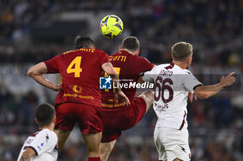 2023-05-22 - Andrea Belotti of A.S. Roma during the 36th day of the Serie A Championship between A.S. Roma vs U.S. Salernitana 1919 on May 22, 2023 at the Stadio Olimpico in Rome, Italy. - AS ROMA VS US SALERNITANA - ITALIAN SERIE A - SOCCER