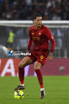 2023-05-22 - Chris Smalling of A.S. Roma during the 36th day of the Serie A Championship between A.S. Roma vs U.S. Salernitana 1919 on May 22, 2023 at the Stadio Olimpico in Rome, Italy. - AS ROMA VS US SALERNITANA - ITALIAN SERIE A - SOCCER