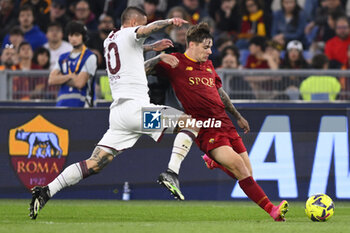 2023-05-22 - Nicola Zalewski of A.S. Roma during the 36th day of the Serie A Championship between A.S. Roma vs U.S. Salernitana 1919 on May 22, 2023 at the Stadio Olimpico in Rome, Italy. - AS ROMA VS US SALERNITANA - ITALIAN SERIE A - SOCCER