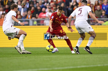 2023-05-22 - Stephan El Shaarawy of A.S. Roma during the 36th day of the Serie A Championship between A.S. Roma vs U.S. Salernitana 1919 on May 22, 2023 at the Stadio Olimpico in Rome, Italy. - AS ROMA VS US SALERNITANA - ITALIAN SERIE A - SOCCER