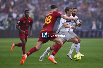 2023-05-22 - Emil Bohinen of U.S. Salernitana 1919 during the 36th day of the Serie A Championship between A.S. Roma vs U.S. Salernitana 1919 on May 22, 2023 at the Stadio Olimpico in Rome, Italy. - AS ROMA VS US SALERNITANA - ITALIAN SERIE A - SOCCER