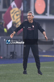 2023-05-22 - Paulo Sousa of U.S. Salernitana 1919 during the 36th day of the Serie A Championship between A.S. Roma vs U.S. Salernitana 1919 on May 22, 2023 at the Stadio Olimpico in Rome, Italy. - AS ROMA VS US SALERNITANA - ITALIAN SERIE A - SOCCER