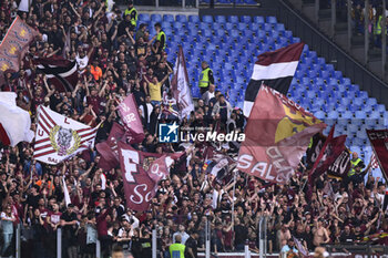 2023-05-22 - Supporters of U.S. Salernitana 1919 during the 36th day of the Serie A Championship between A.S. Roma vs U.S. Salernitana 1919 on May 22, 2023 at the Stadio Olimpico in Rome, Italy. - AS ROMA VS US SALERNITANA - ITALIAN SERIE A - SOCCER