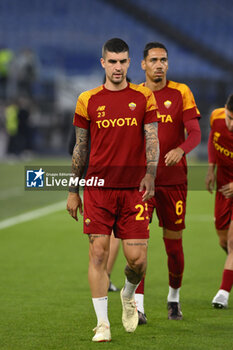 2023-06-04 - Gianluca Mancini of A.S. Roma during the 38th day of the Serie A Championship between A.S. Roma vs A.C. Spezia on June 4, 2023 at the Stadio Olimpico in Rome, Italy. - AS ROMA VS SPEZIA CALCIO - ITALIAN SERIE A - SOCCER