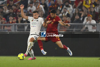 2023-06-04 - Zeki Celik of A.S. Roma during the 38th day of the Serie A Championship between A.S. Roma vs A.C. Spezia on June 4, 2023 at the Stadio Olimpico in Rome, Italy. - AS ROMA VS SPEZIA CALCIO - ITALIAN SERIE A - SOCCER