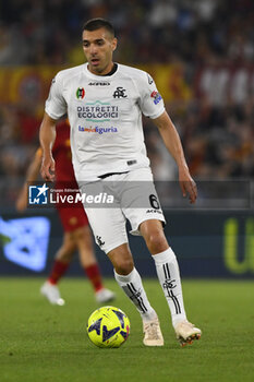 2023-06-04 - Mahdi Bourabia of A.C. Spezia during the 38th day of the Serie A Championship between A.S. Roma vs A.C. Spezia on June 4, 2023 at the Stadio Olimpico in Rome, Italy. - AS ROMA VS SPEZIA CALCIO - ITALIAN SERIE A - SOCCER