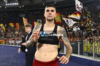 2023-06-04 - Gianluca Mancini of A.S. Roma during the 38th day of the Serie A Championship between A.S. Roma vs A.C. Spezia on June 4, 2023 at the Stadio Olimpico in Rome, Italy. - AS ROMA VS SPEZIA CALCIO - ITALIAN SERIE A - SOCCER