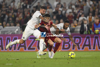 2023-06-04 - Przemyslaw Wisniewski of A.C. Spezia, Stephan El Shaarawy of A.S. Roma and Kelvin Amian of A.C. Spezia during the 38th day of the Serie A Championship between A.S. Roma vs A.C. Spezia on June 4, 2023 at the Stadio Olimpico in Rome, Italy. - AS ROMA VS SPEZIA CALCIO - ITALIAN SERIE A - SOCCER