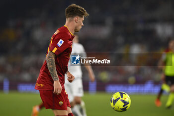 2023-06-04 - Edoardo Bove of A.S. Roma during the 38th day of the Serie A Championship between A.S. Roma vs A.C. Spezia on June 4, 2023 at the Stadio Olimpico in Rome, Italy. - AS ROMA VS SPEZIA CALCIO - ITALIAN SERIE A - SOCCER