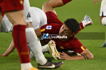 2023-06-04 - Paulo Dybala of A.S. Roma and Mahdi Bourabia of A.C. Spezia during the 38th day of the Serie A Championship between A.S. Roma vs A.C. Spezia on June 4, 2023 at the Stadio Olimpico in Rome, Italy. - AS ROMA VS SPEZIA CALCIO - ITALIAN SERIE A - SOCCER