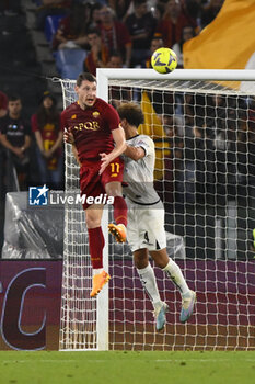 2023-06-04 - Andrea Belotti of A.S. Roma Nicola Zalewski of A.S. Roma the scoring of 1-1 during the 38th day of the Serie A Championship between A.S. Roma vs A.C. Spezia on June 4, 2023 at the Stadio Olimpico in Rome, Italy. - AS ROMA VS SPEZIA CALCIO - ITALIAN SERIE A - SOCCER