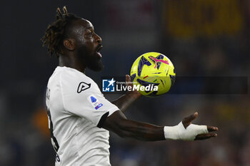 2023-06-04 - M'Bala Nzola of A.C. Speziaduring the 38th day of the Serie A Championship between A.S. Roma vs A.C. Spezia on June 4, 2023 at the Stadio Olimpico in Rome, Italy. - AS ROMA VS SPEZIA CALCIO - ITALIAN SERIE A - SOCCER