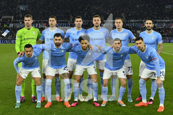 2023-01-29 - S.S: Lazio Team during the 20th day of the Serie A Championship between S.S. Lazio vs ACF Fiorentina on January 29 2023 at the Stadio Olimpico in Rome, Italy. - SS LAZIO VS ACF FIORENTINA - ITALIAN SERIE A - SOCCER
