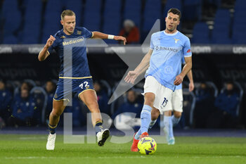 2023-01-29 - Antonin Barak of ACF Fiorentina and Nicolò Casale of S.S. LAZIO during the 20th day of the Serie A Championship between S.S. Lazio vs ACF Fiorentina on January 29 2023 at the Stadio Olimpico in Rome, Italy. - SS LAZIO VS ACF FIORENTINA - ITALIAN SERIE A - SOCCER