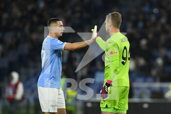 2023-01-29 - Adam Marušić of S.S. LAZIO and Ivan Provedel of S.S. LAZIO during the 20th day of the Serie A Championship between S.S. Lazio vs ACF Fiorentina on January 29 2023 at the Stadio Olimpico in Rome, Italy. - SS LAZIO VS ACF FIORENTINA - ITALIAN SERIE A - SOCCER